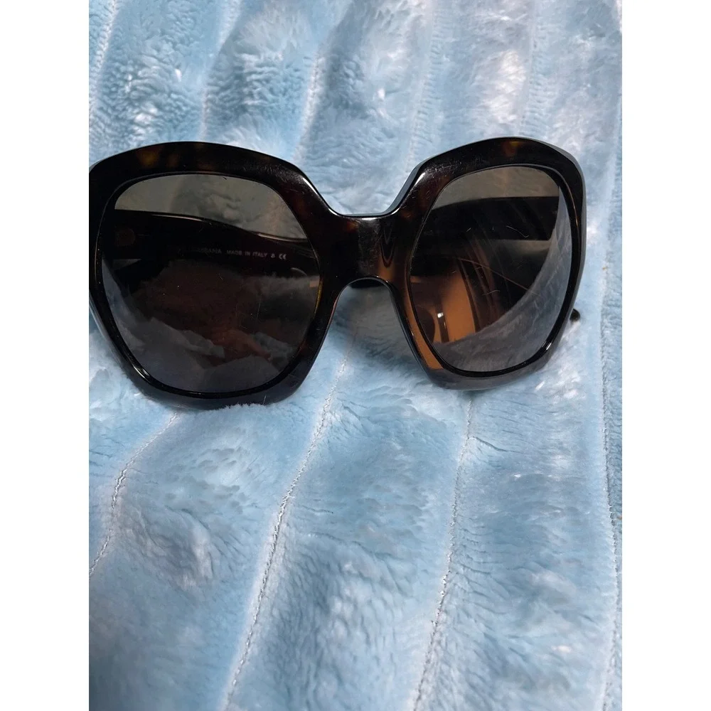 Dolce‎ Gabbana DG4054 Tortoiseshell Octagon Sunglasses Made in Italy